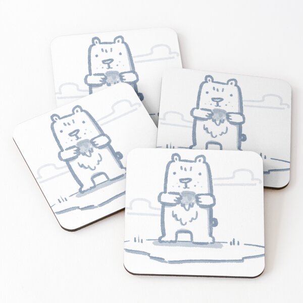 Item preview, Polar bear standing on ice designed and sold by joinspn18.