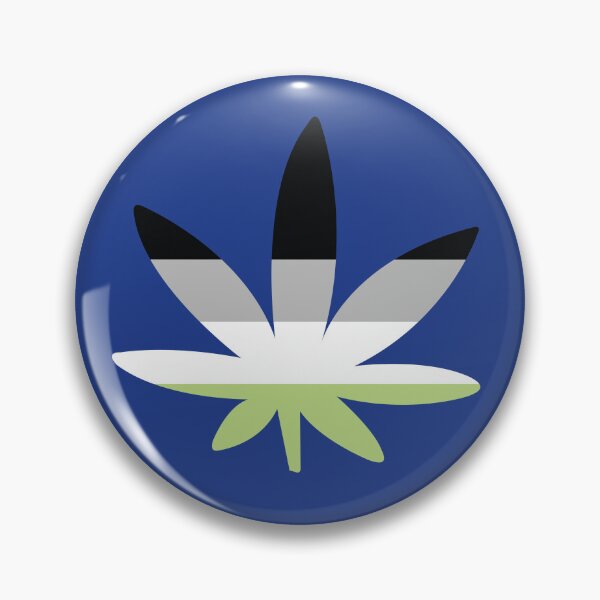 Item preview, Aromantic Pride weed Leaf – LGBTQ+ Weed Design designed and sold by Cannaxes Studio.