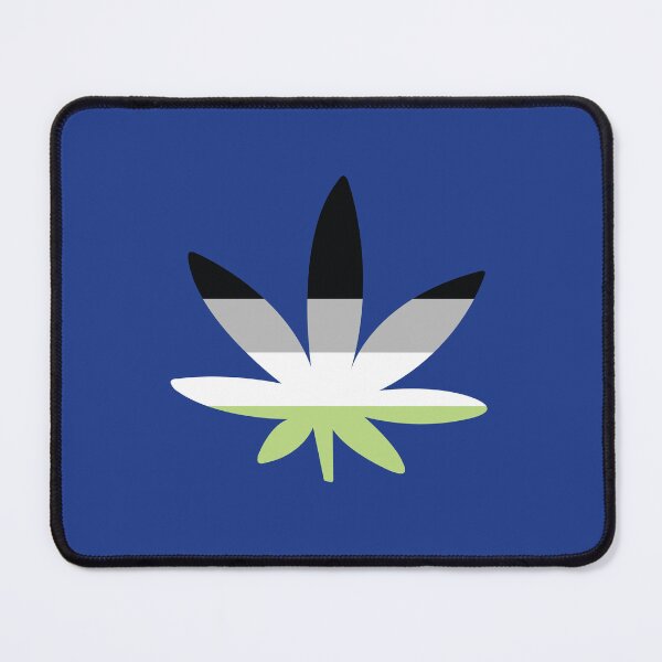 Item preview, Aromantic Pride weed Leaf – LGBTQ+ Weed Design designed and sold by Cannaxes Studio.