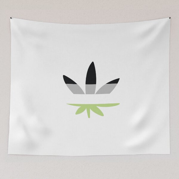Item preview, Aromantic Pride weed Leaf – LGBTQ+ Weed Design designed and sold by Cannaxes Studio.