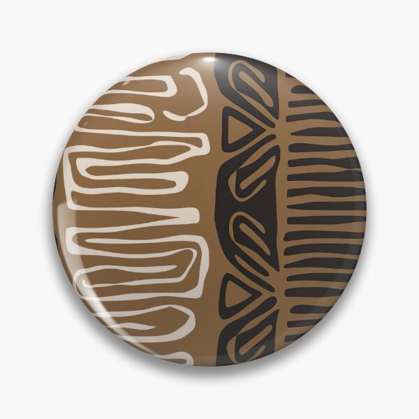 Item preview,  Brown And Black African Mud Cloth pattern designed and sold by Tamas Das.