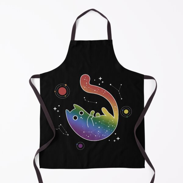 Item preview, Rainbow Cat Space Galaxy LGBT Gay Pride Flag designed and sold by Clara Hollins.