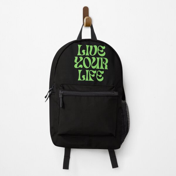 Item preview, Live Your Life: Inspirational Black T-Shirt designed and sold by Shabby Script Archive | Digital Designer .