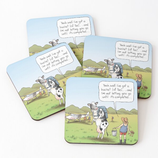 Item preview, Cows Bucket List designed and sold by Jed Dunstan.