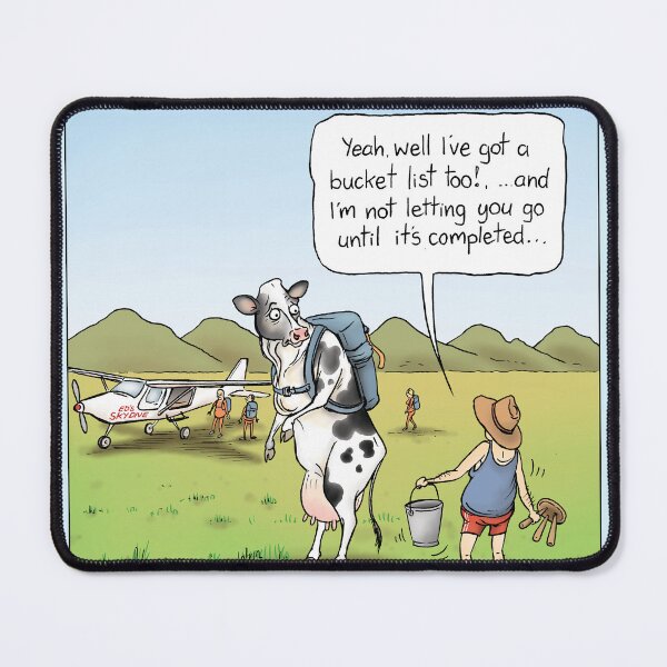 Item preview, Cows Bucket List designed and sold by Jed Dunstan.