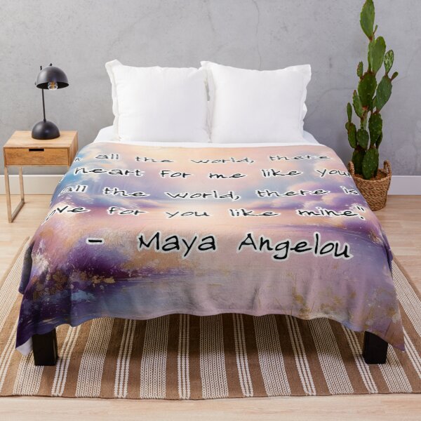 Item preview, In All the World - Inspirational Love Quote by Maya Angelou designed and sold by TrexInspiration.