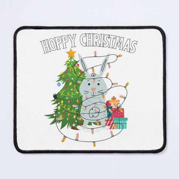 Item preview, Hoppy Christmas Funny Christmas Bunny  designed and sold by thebest-2studio.