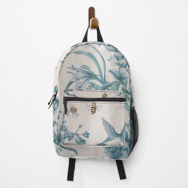 Item preview, Chinoiserie Pattern With Humming Bird & Bee designed and sold by Tamas Das.