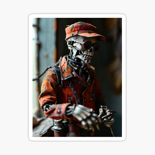 Item preview, Metal Doll with Orange Jacket designed and sold by Mianku.