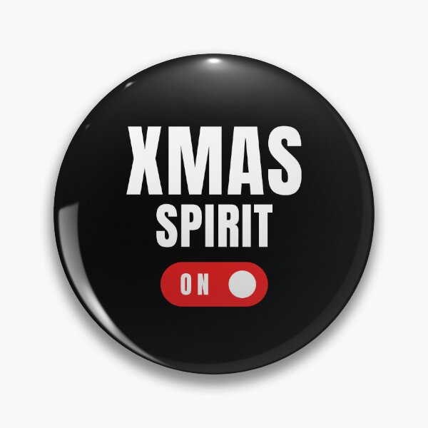 Item preview, Xmas Christmas Spirit Season Funny Turned On Switch  designed and sold by SZPdezigns.