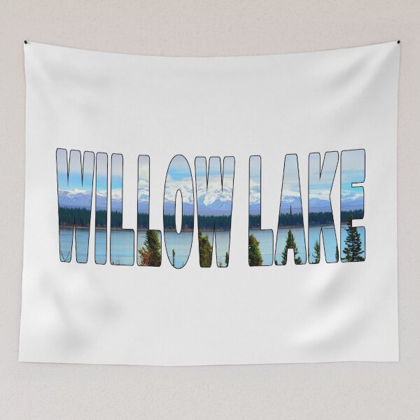 Item preview, WILLOW LAKE - Alaska USA Beautiful Day at Mt Zanetti designed and sold by Adam Gormley.