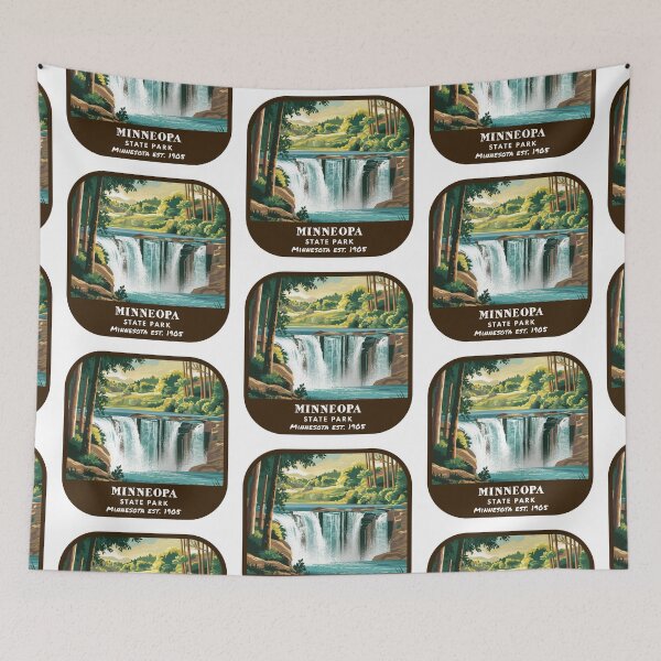 Item preview, Vintage Minneopa State Park (Minnesota State Park) designed and sold by RabbitK.