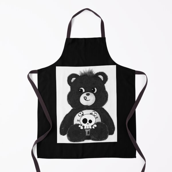 Item preview, Gothy Skull Bear - Edgy Skull & Bones Art Print designed and sold by Earth Nature Creations.