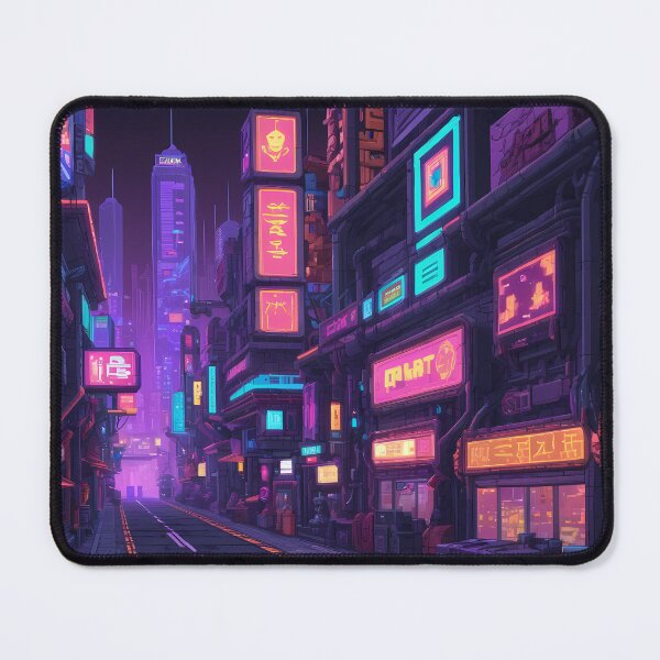 Item preview, Cyberpunk Pixel Art City Street designed and sold by papi1998.