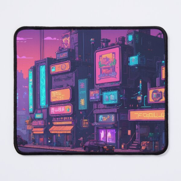 Item preview, Cyberpunk Pixel Art City Street designed and sold by papi1998.