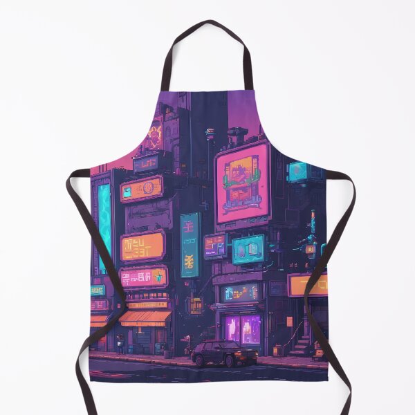 Item preview, Cyberpunk Pixel Art City Street designed and sold by papi1998.