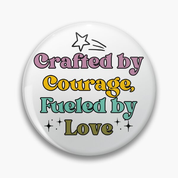 Item preview, Crafted by courage fueled by love designed and sold by Nikki Krishna.