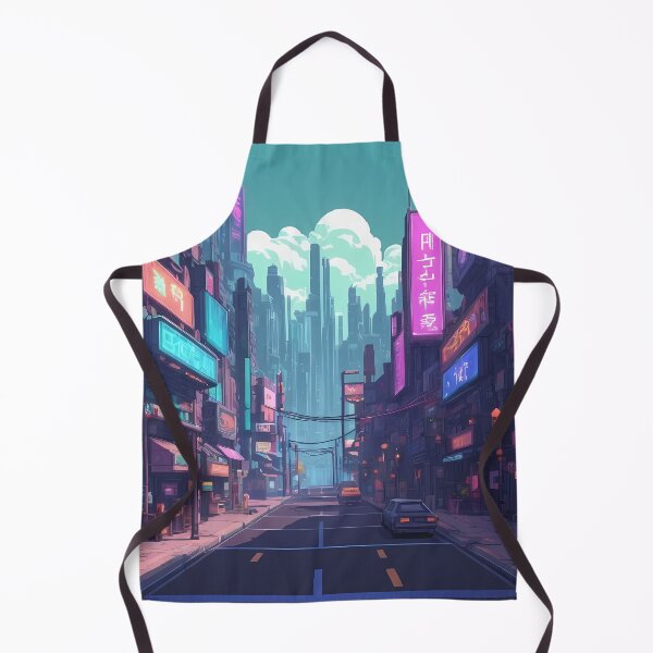 Item preview, Cyberpunk Pixel Art City Street designed and sold by papi1998.