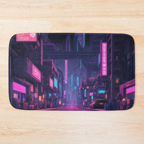 Item preview, Cyberpunk Pixel Art City Street designed and sold by papi1998.
