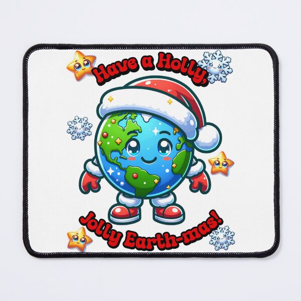 Item preview, Have a Holly, Jolly Earth-mas! designed and sold by InkdGraphix.