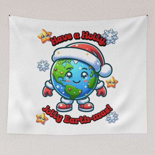 Item preview, Have a Holly, Jolly Earth-mas! designed and sold by InkdGraphix.
