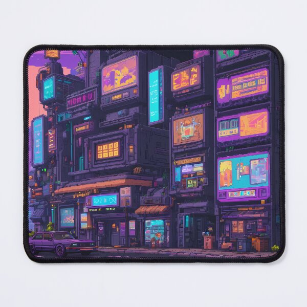 Item preview, Cyberpunk Pixel Art City Street designed and sold by papi1998.