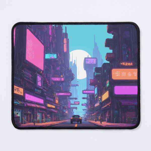 Item preview, Cyberpunk Pixel Art City Street designed and sold by papi1998.