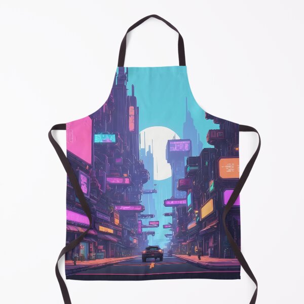 Item preview, Cyberpunk Pixel Art City Street designed and sold by papi1998.