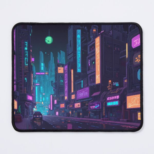 Item preview, Cyberpunk Pixel Art City Street designed and sold by papi1998.