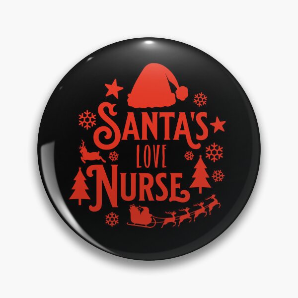 Item preview, Santa's Love Nurse , Merry Christmas Love Nuse. designed and sold by No11DigitalArt.