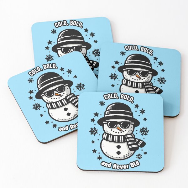 Item preview, Cold, Bold, and Never Old - Cool Snowman Winter Design designed and sold by Dantin.