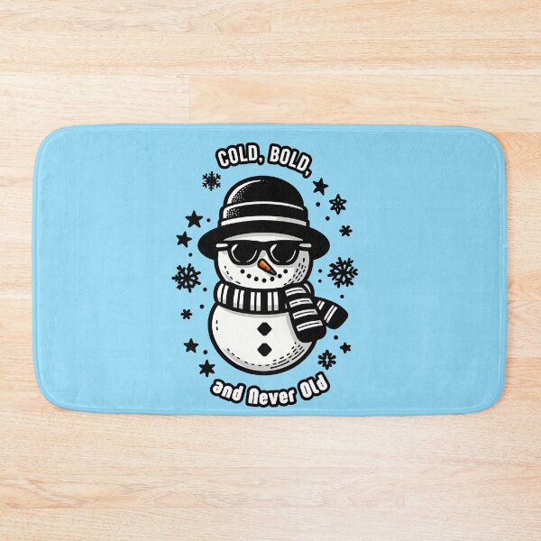 Item preview, Cold, Bold, and Never Old - Cool Snowman Winter Design designed and sold by Dantin.