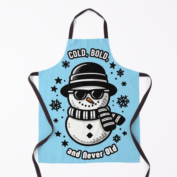 Item preview, Cold, Bold, and Never Old - Cool Snowman Winter Design designed and sold by Dantin.