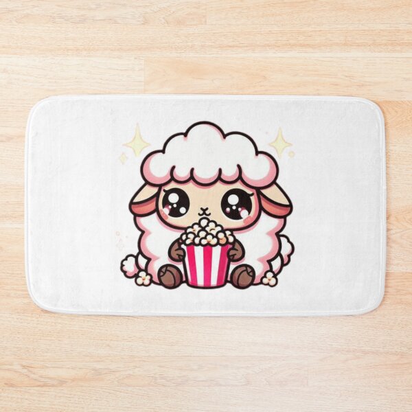 Item preview, sheep eating popcorn designed and sold by Eternalski.