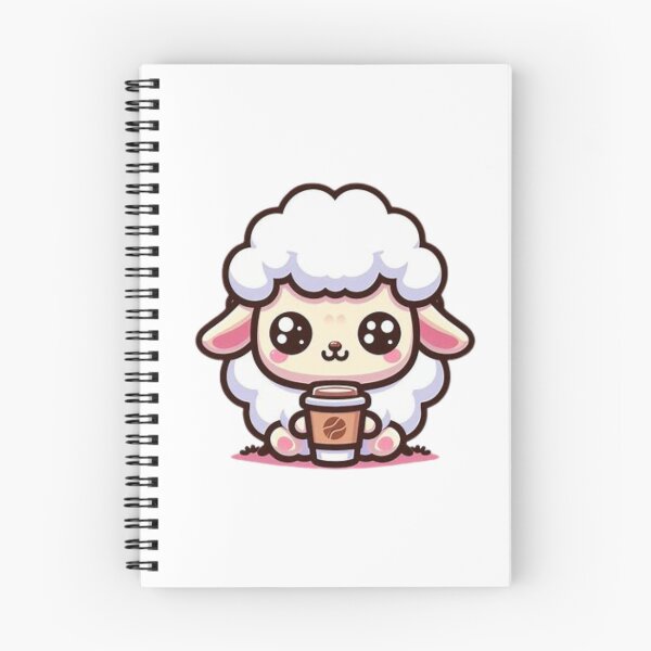 Item preview, sheep with coffee designed and sold by Eternalski.
