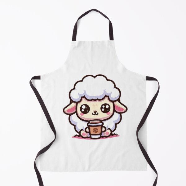 Item preview, sheep with coffee designed and sold by Eternalski.