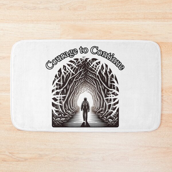Item preview, Courage to Continue - Resilient Traveler Design designed and sold by Dantin.