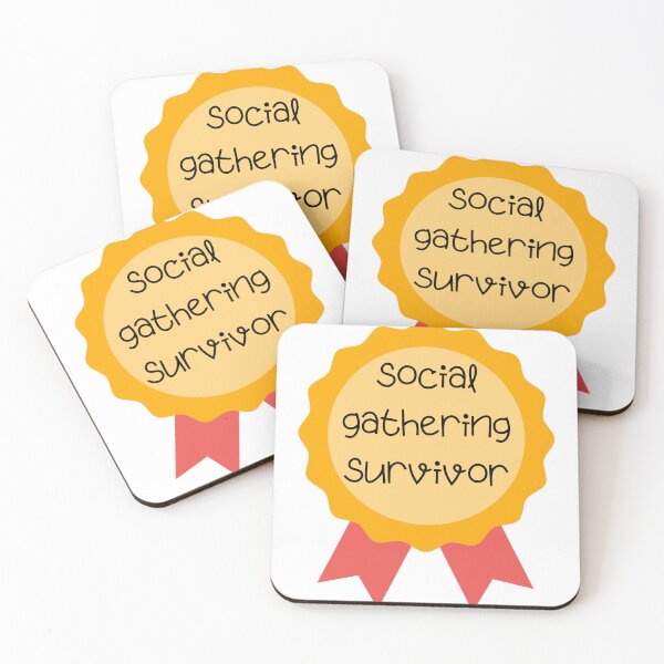 Item preview, social gathering survivor social anxiety designed and sold by vandepasch.