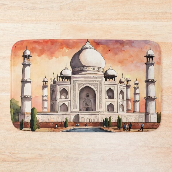 Item preview, Taj Mahal: Watercolor Sunset in Agra, India designed and sold by LSVart.