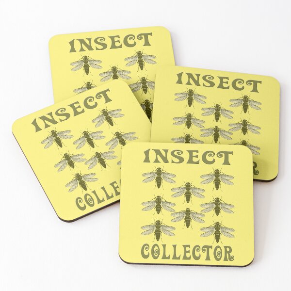 Item preview, Cicada pattern Insect collector entomology yellow designed and sold by AlchemyColor.