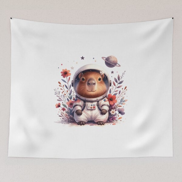 Item preview, Astronaut Capybara in spacesuit designed and sold by Dominika Farkašová.