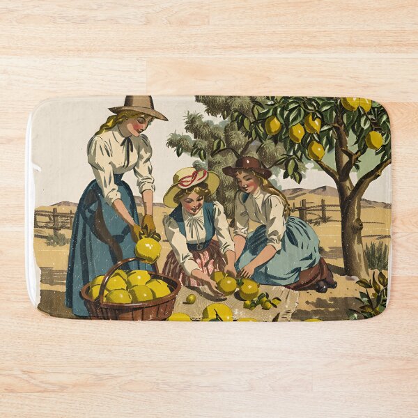 Item preview, Three girls pick lemons designed and sold by PTDIGITALART88.