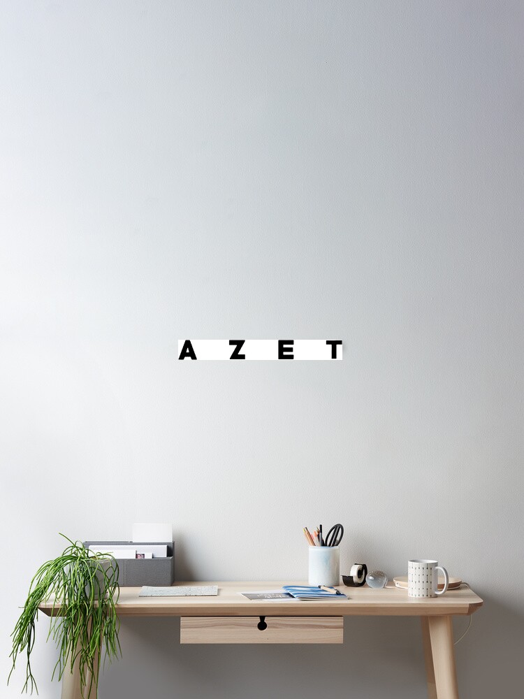 Thumbnail 1 of 3, Poster, Azet Rapper German - Black Version designed and sold by gubolta.