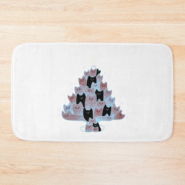 Item preview, Christmas Cats: A Glowing Feline Tree designed and sold by Princesilent.