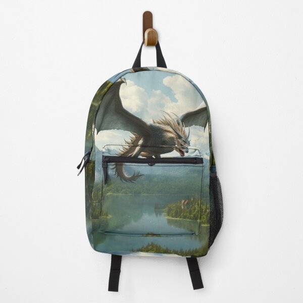 Item preview, Flying Dragon In Mountain Landscape designed and sold by GrinGalore.
