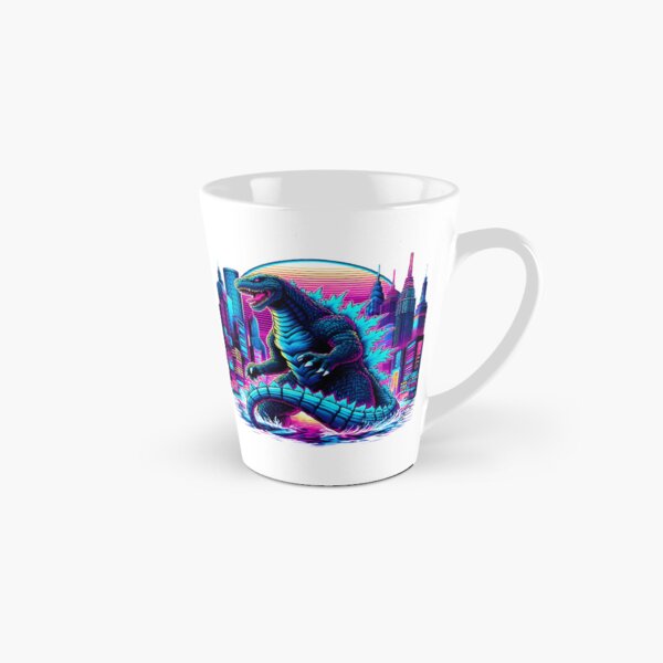 Item preview, Retro Neon Godzilla Skyline designed and sold by BombShop36.