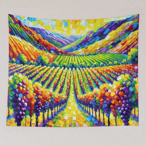 Item preview, Vibrant Vineyard Landscape 2 designed and sold by ChrisButler.