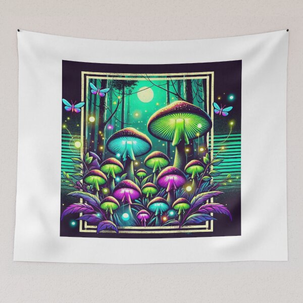 Item preview, Magical Mystical Mushrooms Forest designed and sold by Tomster104.