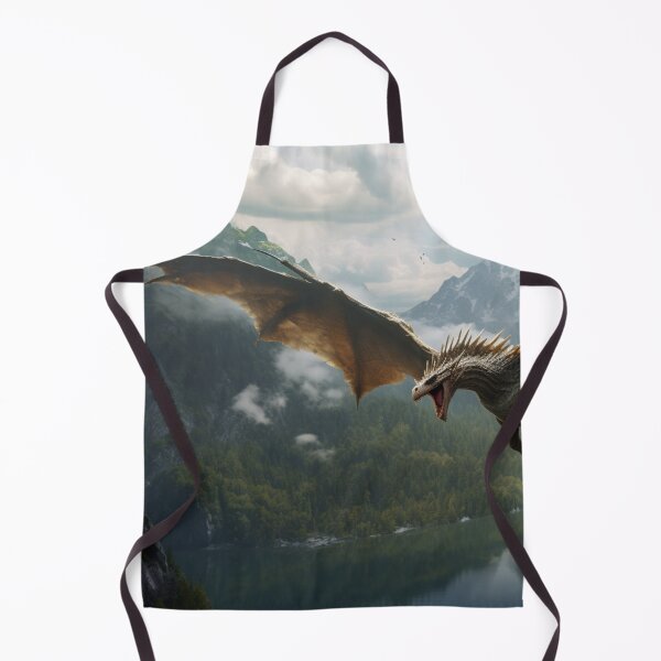 Item preview, Flying Lake Dragon Mountains designed and sold by GrinGalore.
