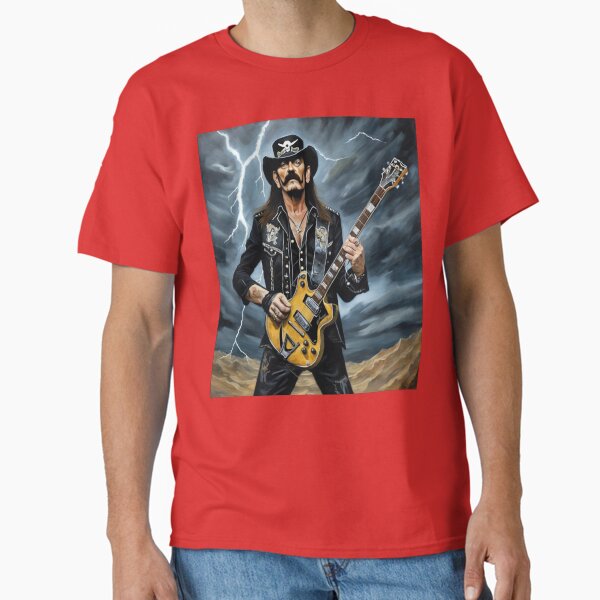 Item preview,  "Thunderstruck Legend: Lemmy Kilmister's Rickenbacker Portrait" designed and sold by Artisticanvas.